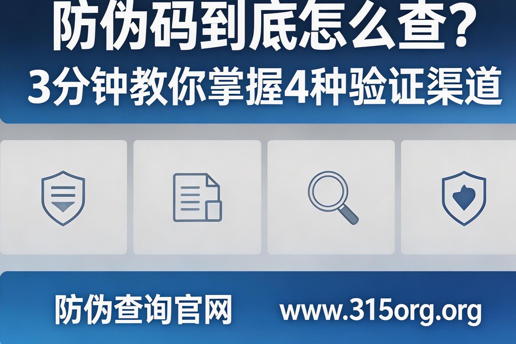防伪码到底怎么查?3分钟教你掌握4种验证渠道 防伪码到底怎么查?3分钟教你掌握4种验证渠道
