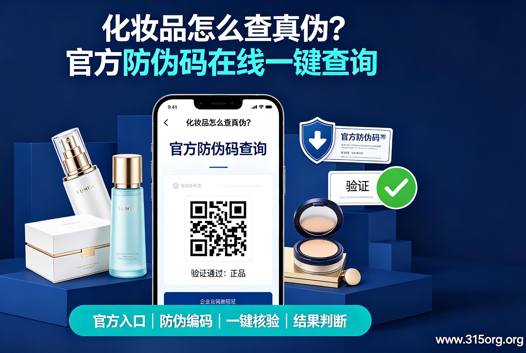 化妆品怎么查真伪？官方防伪码在线一键查询