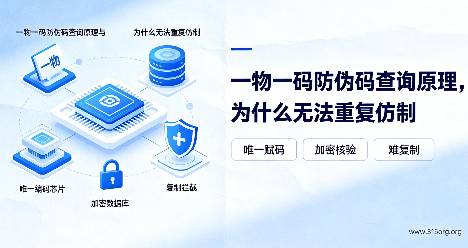 一物一码防伪码查询原理，为什么无法重复仿制