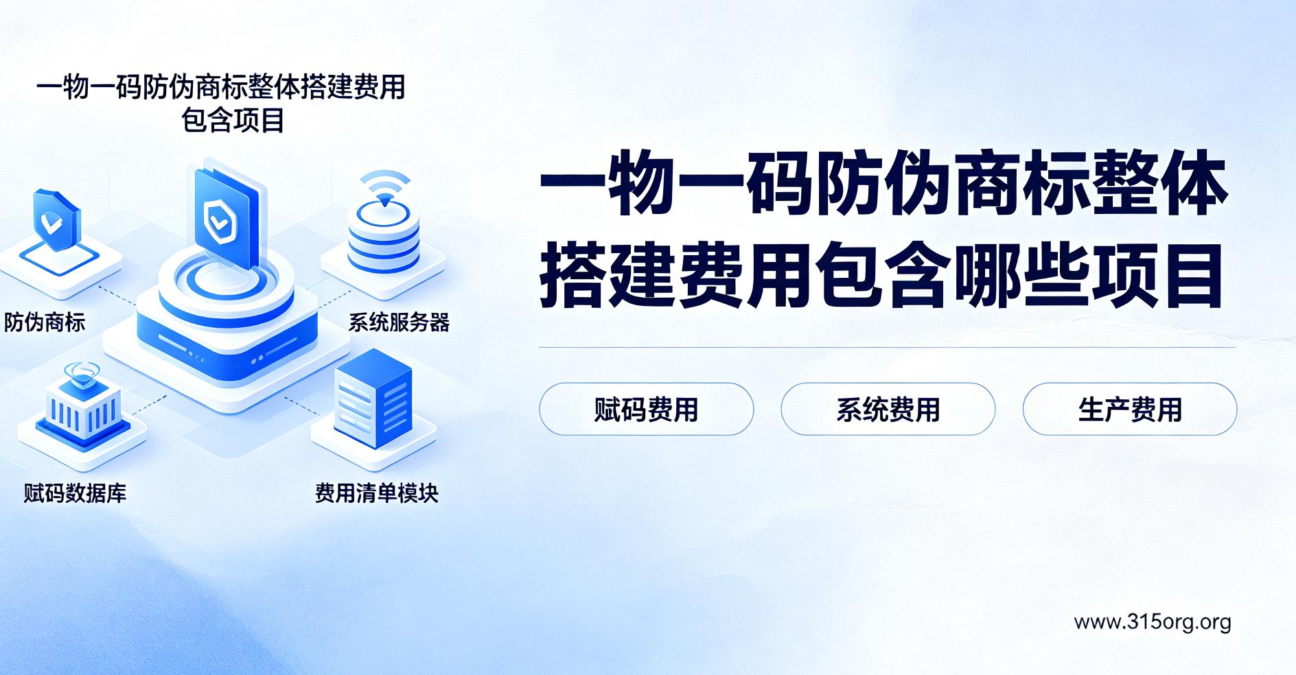 一物一码防伪商标整体搭建费用包含哪些项目