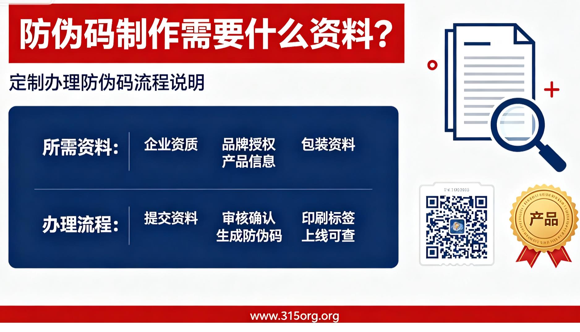 防伪码制作需要什么资料？定制办理防伪码流程说明