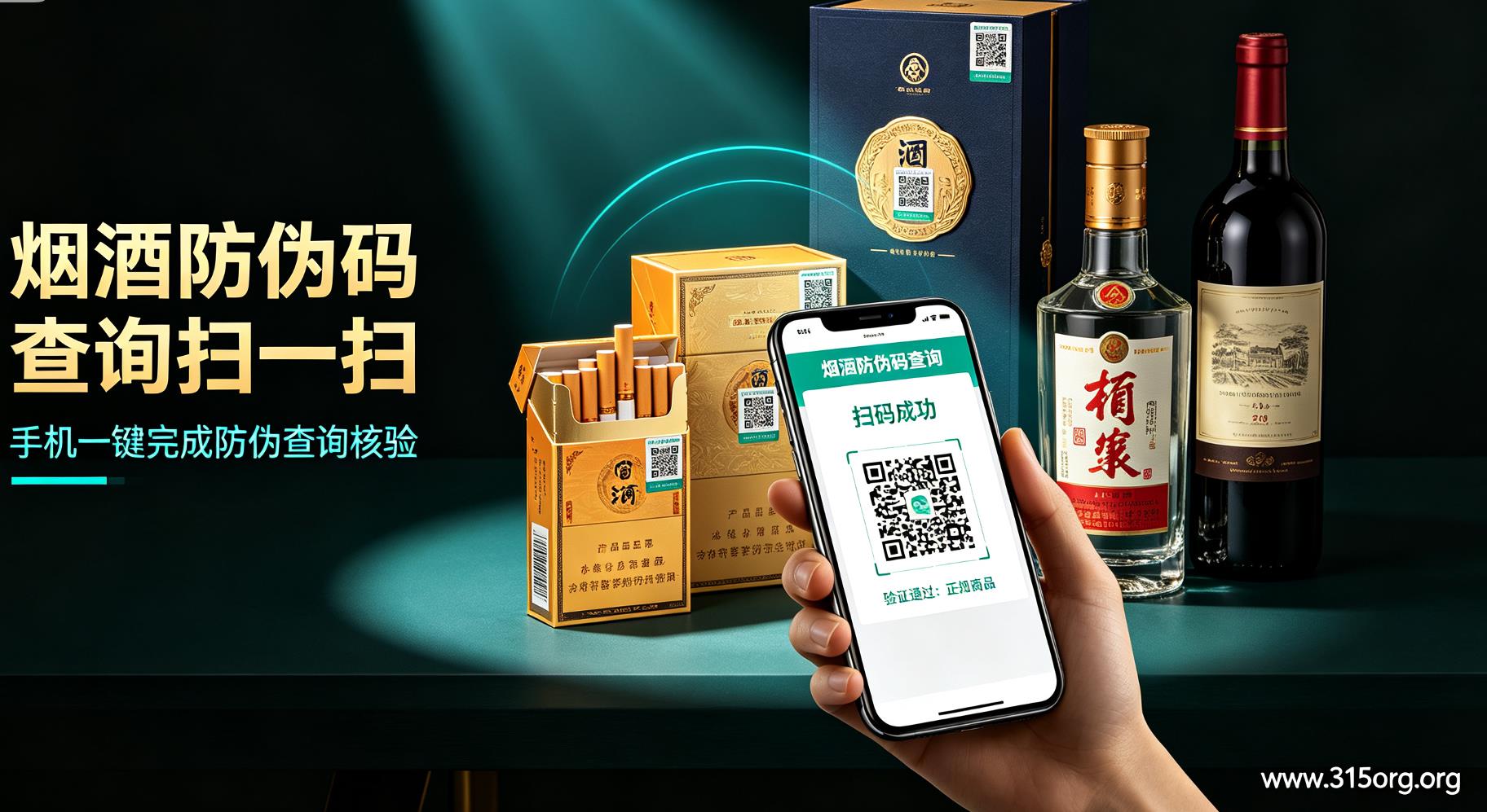 烟酒防伪码查询扫一扫，手机一键完成防伪查询核验