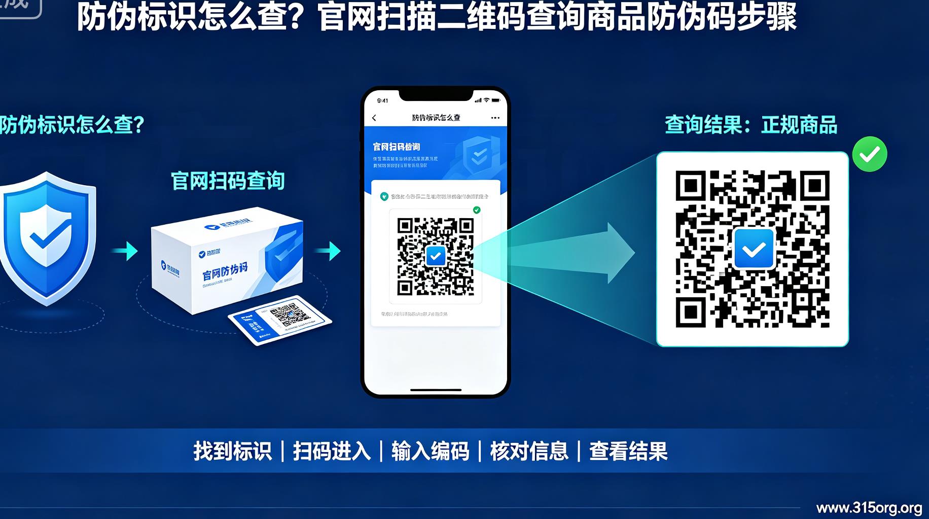 防伪标识怎么查？官网扫描二维码查询商品防伪码步骤