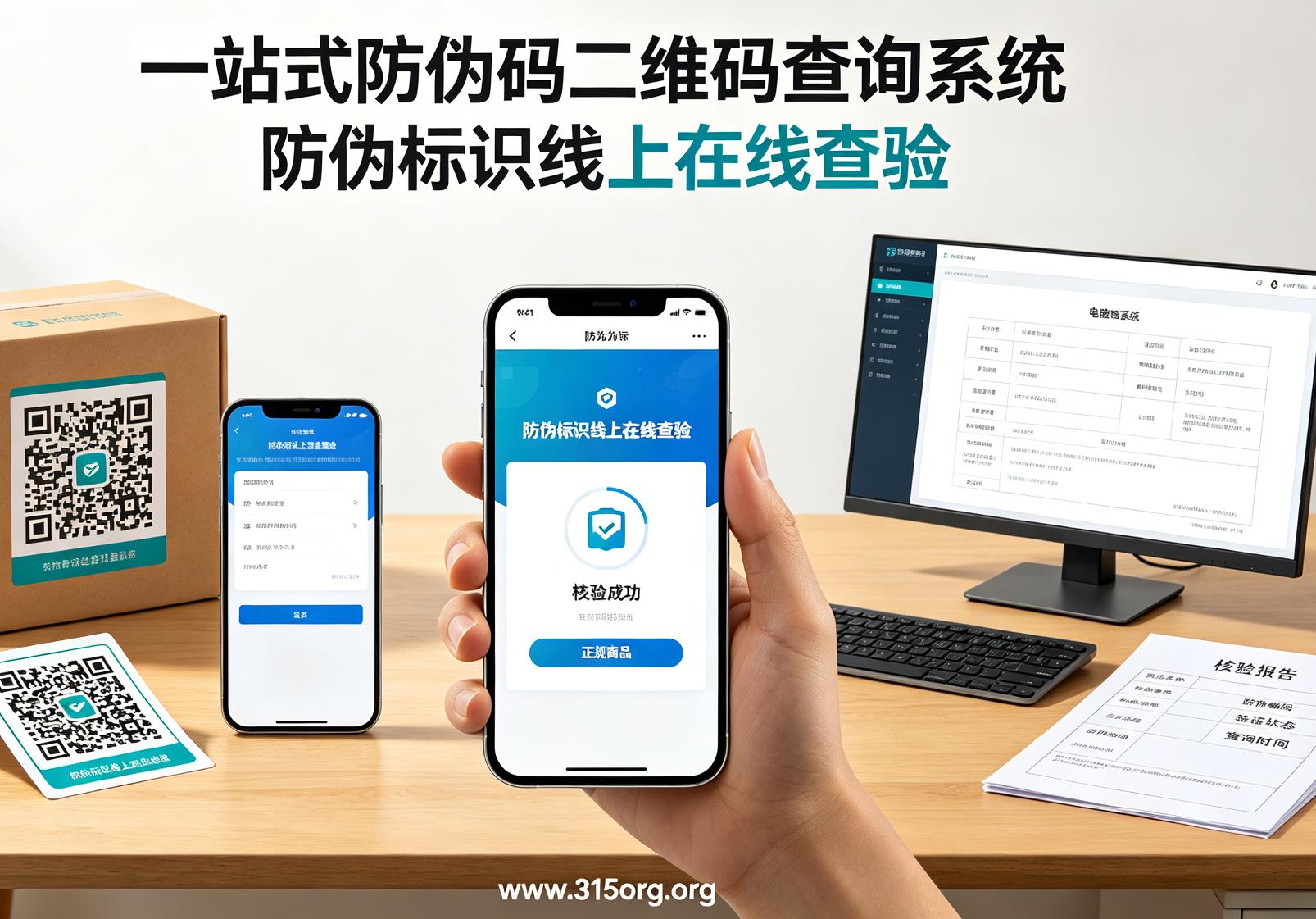 一站式防伪码二维码查询系统，防伪标识线上在线查验