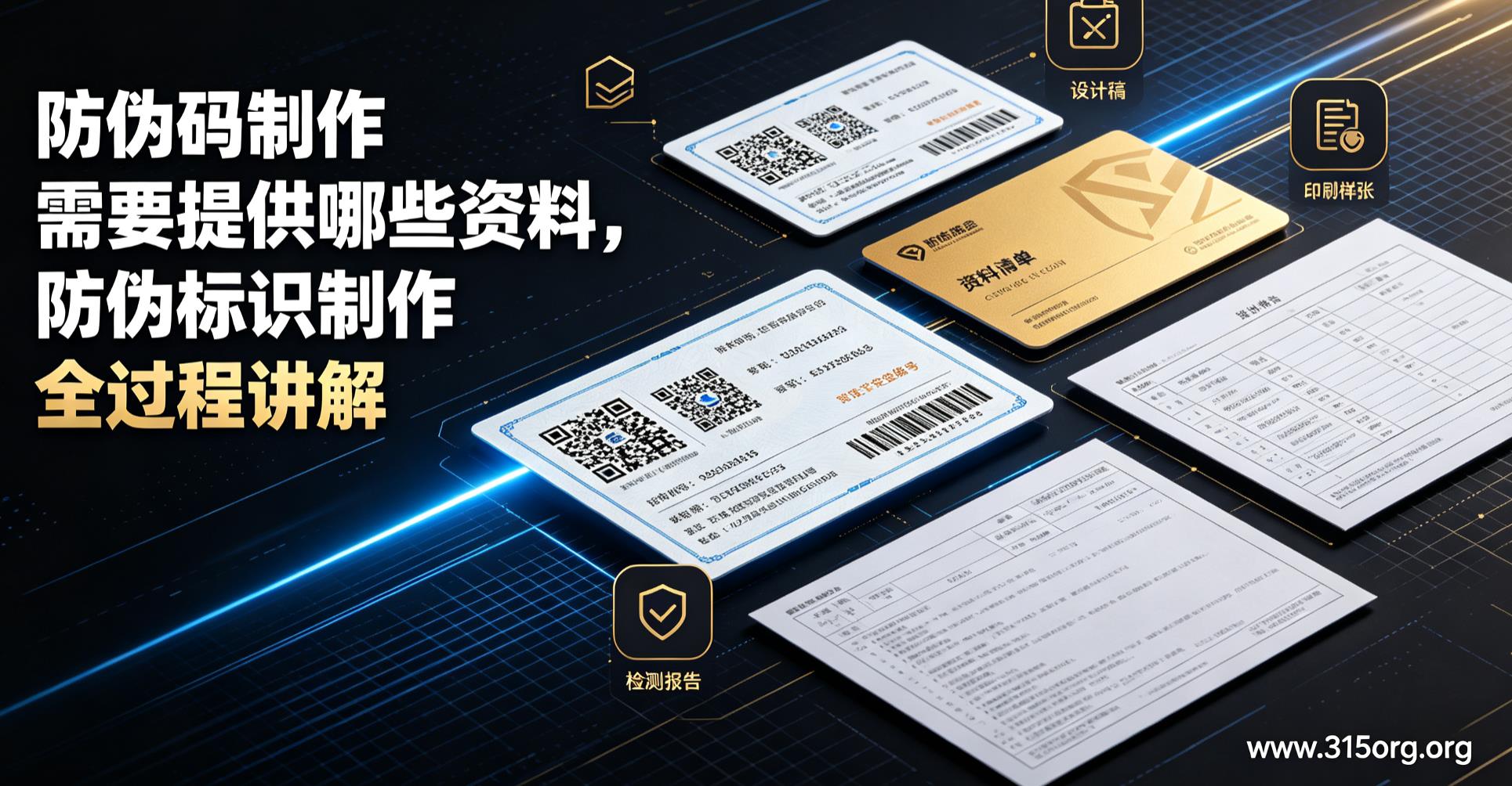 防伪码制作需要提供哪些资料，防伪标识制作全过程讲解