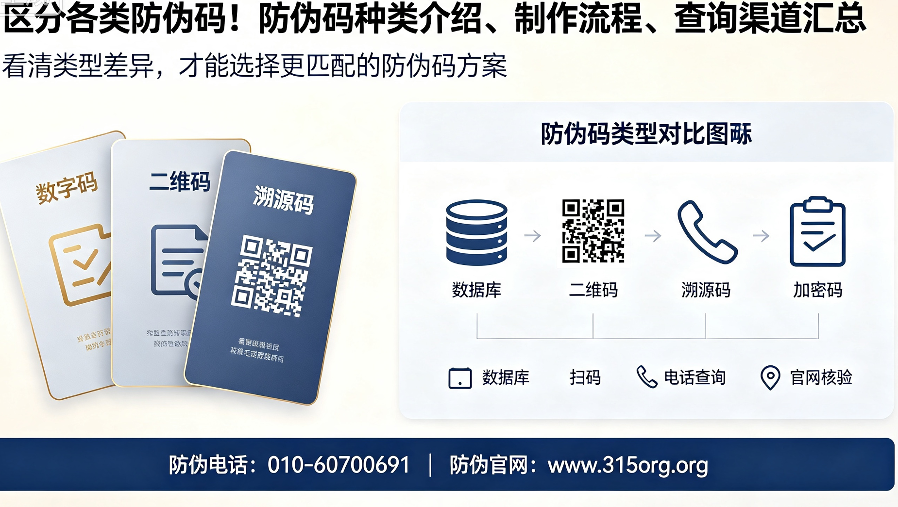 区分各类防伪码!防伪码种类介绍、制作流程、查询渠道汇总 区分各类防伪码!防伪码种类介绍、制作流程、查询渠道汇总