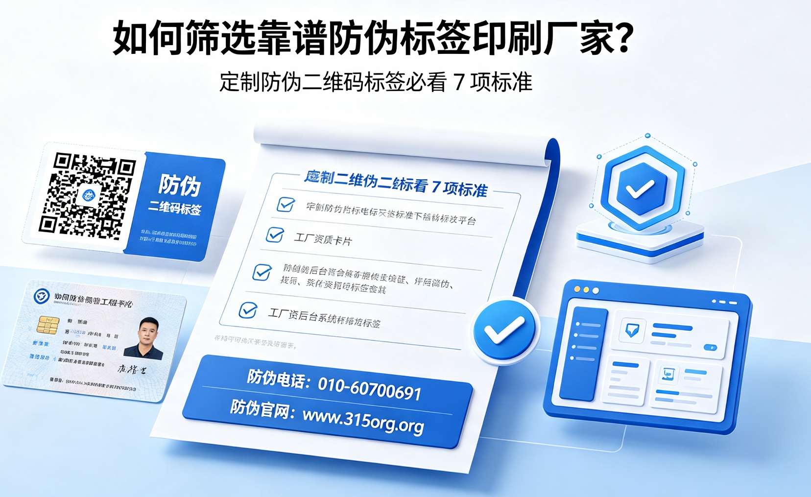 如何筛选靠谱防伪标签印刷厂家？定制防伪二维码标签必看 7 项标准