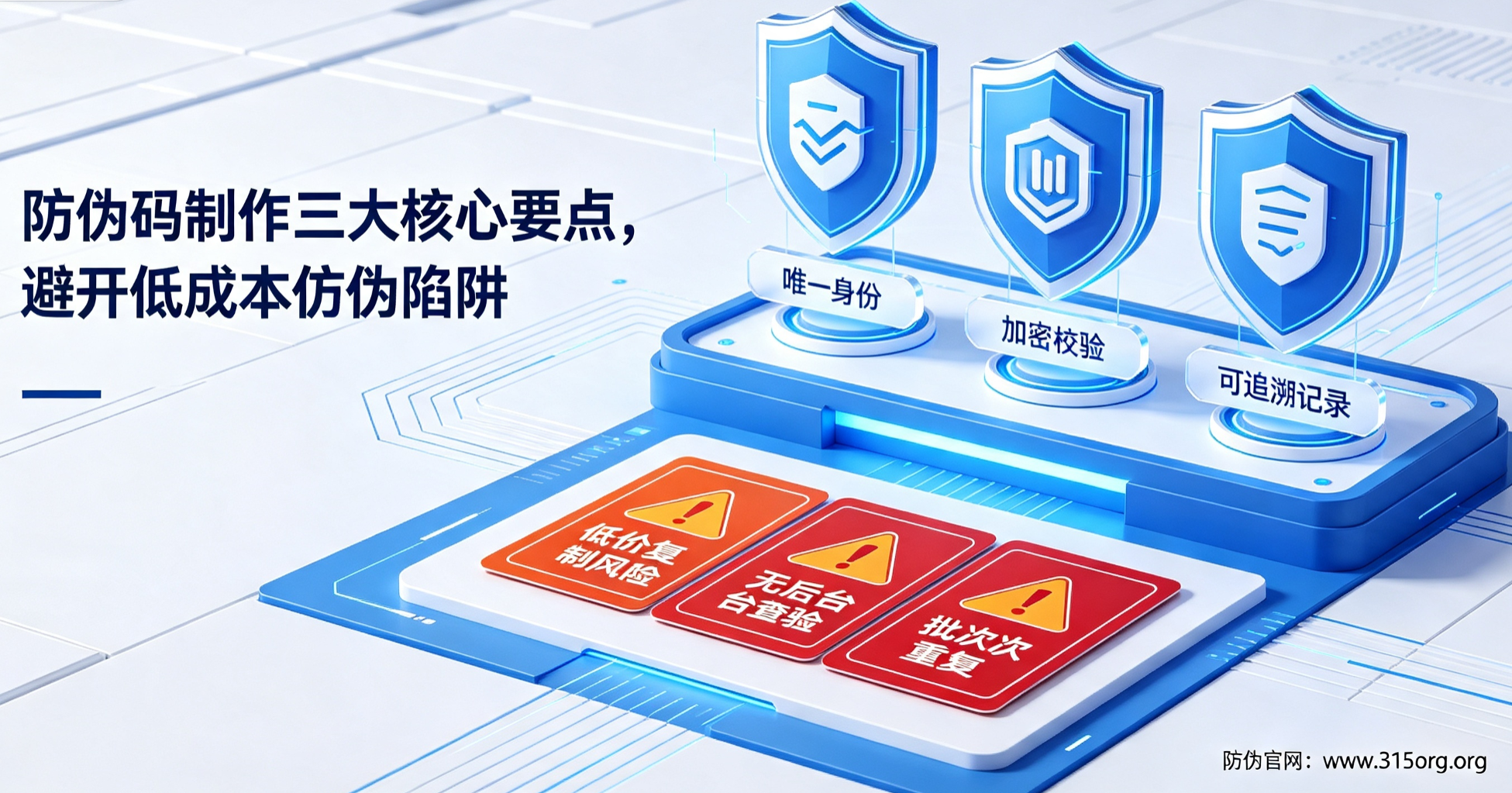 防伪码制作三大核心要点，避开低成本仿伪陷阱