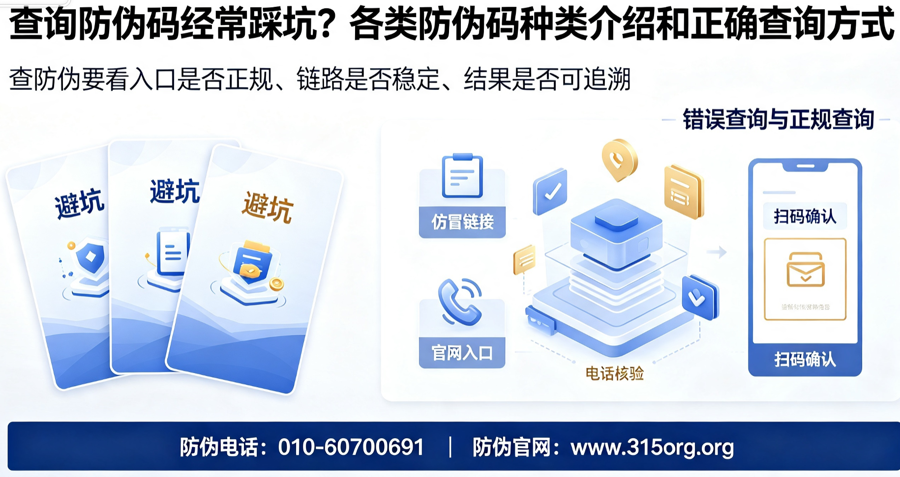 查询防伪码经常踩坑？各类防伪码种类介绍和正确查询方式