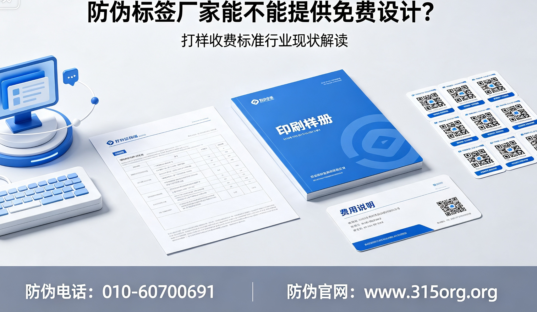 防伪标签厂家能不能提供免费设计？打样收费标准行业现状解读