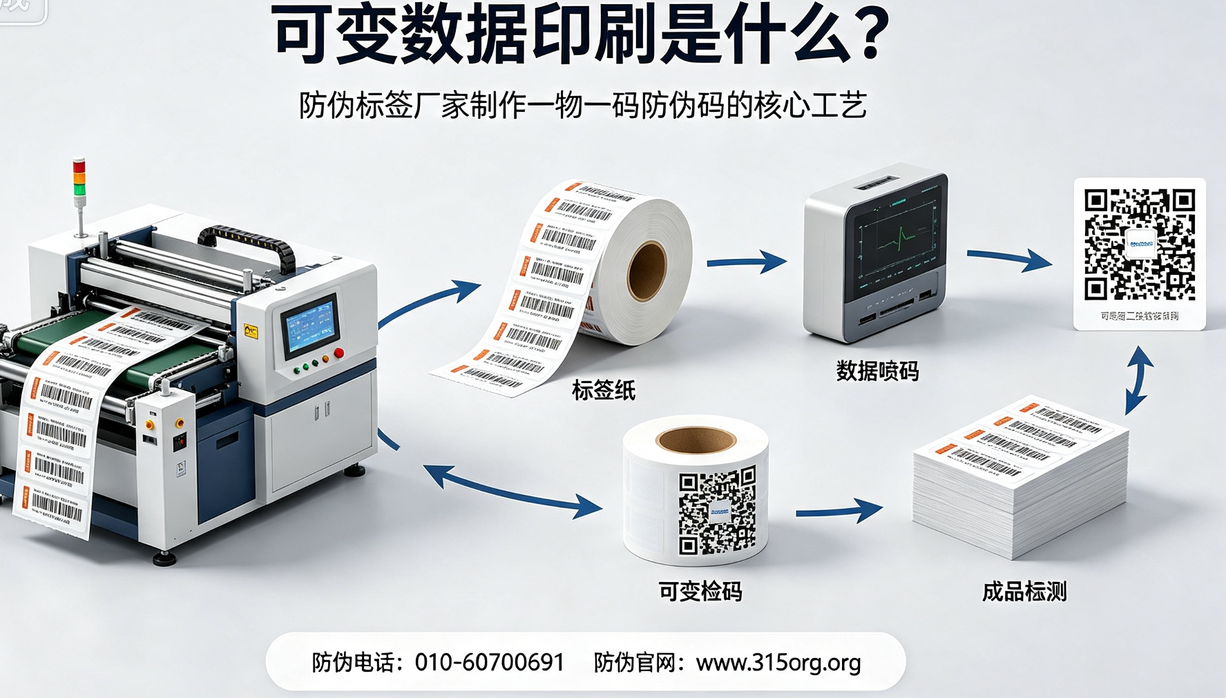 可变数据印刷是什么？防伪标签厂家制作一物一码防伪码的核心工艺
