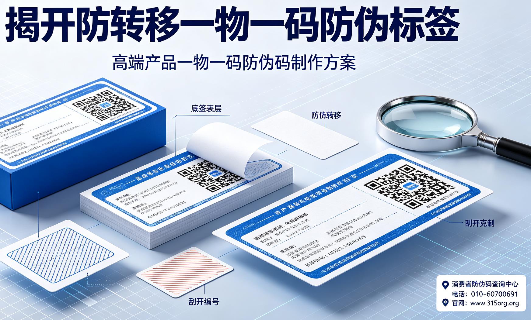 揭开防转移一物一码防伪标签，高端产品一物一码防伪码制作方案