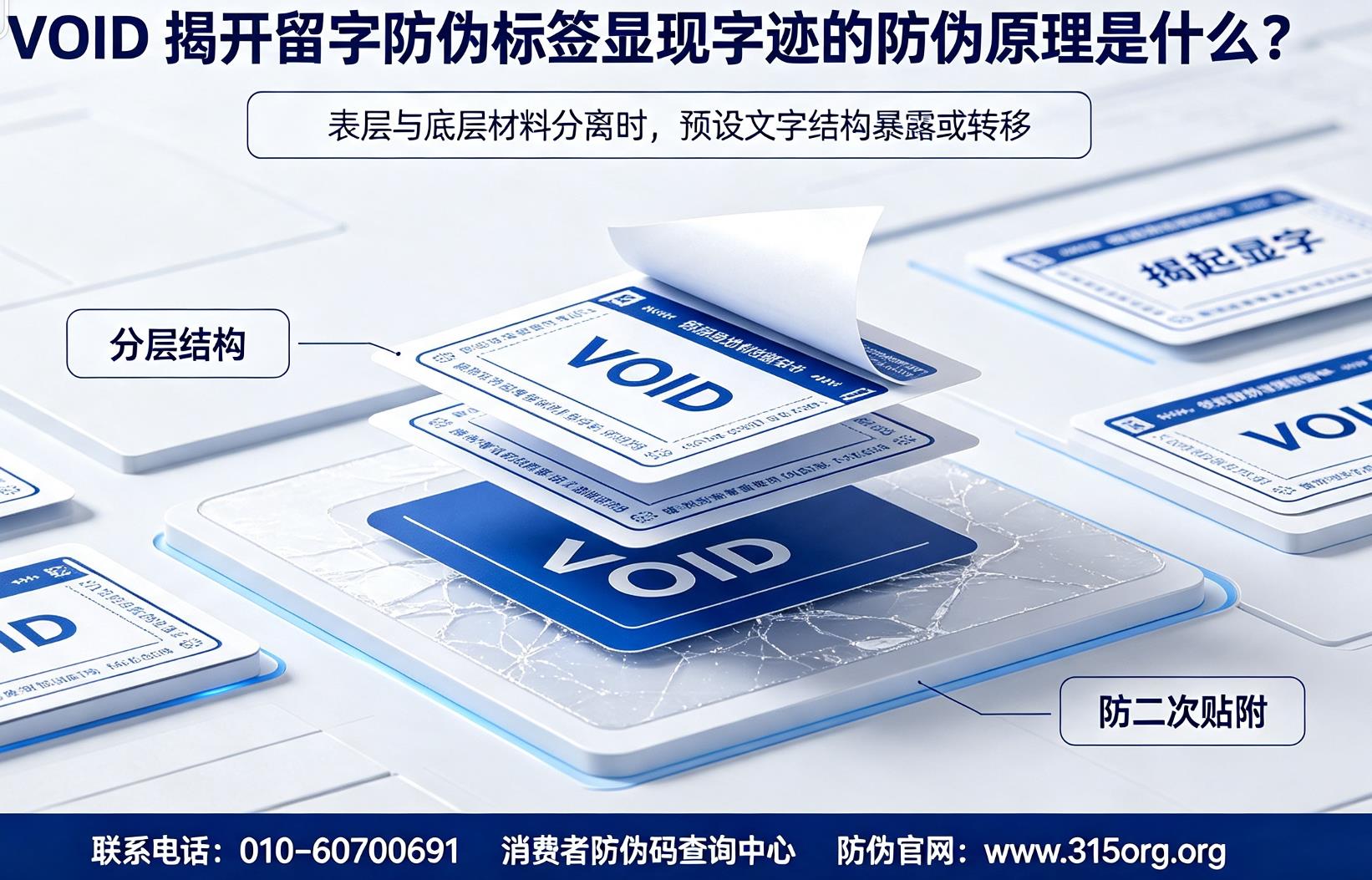 VOID 揭开留字防伪标签显现字迹的防伪原理是什么？