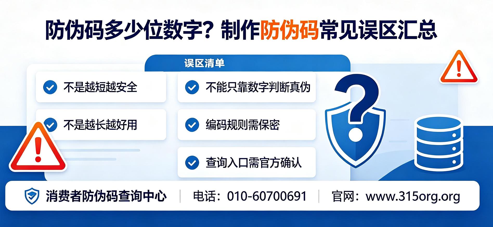 防伪码多少位数字？制作防伪码常见误区汇总
