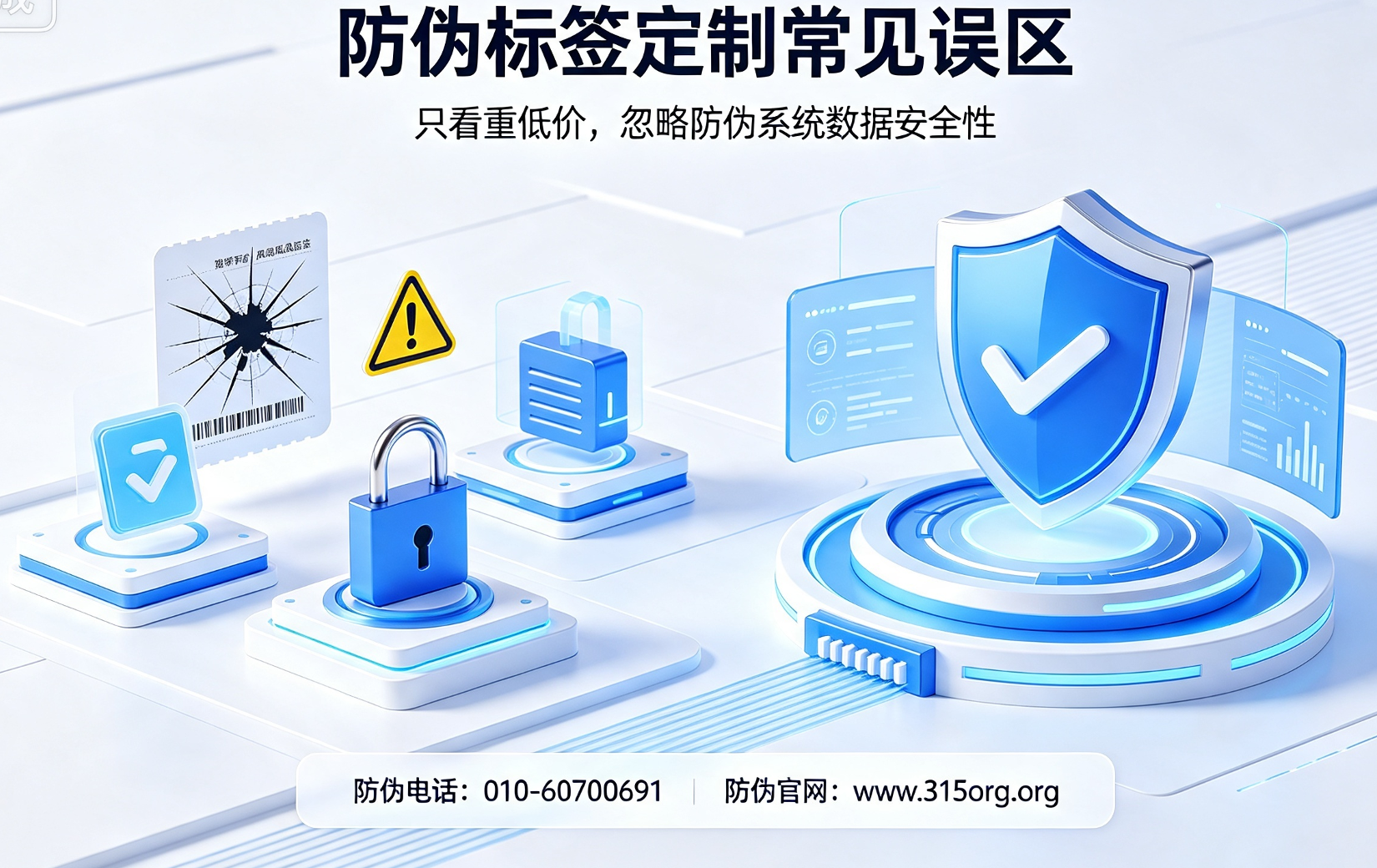 防伪标签定制常见误区：只看重低价，忽略防伪系统数据安全