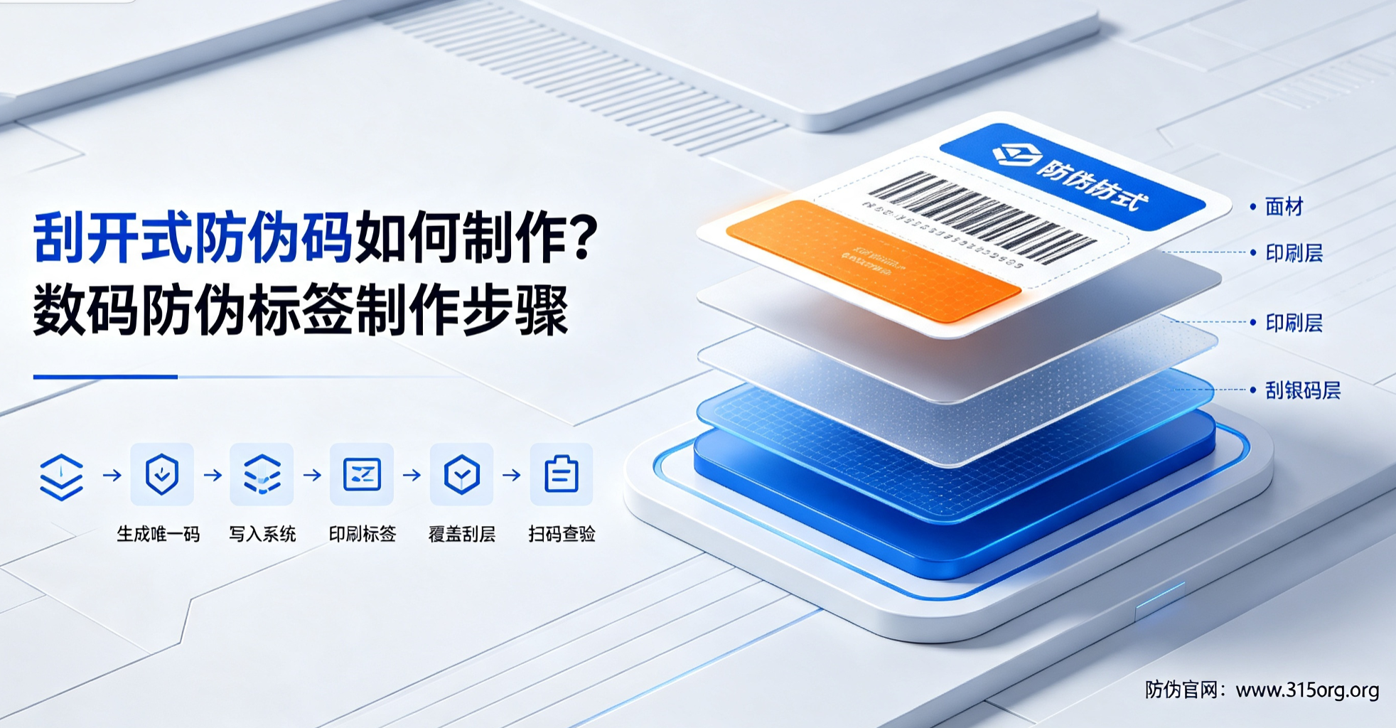 刮开式防伪码如何制作？数码防伪标签制作步骤