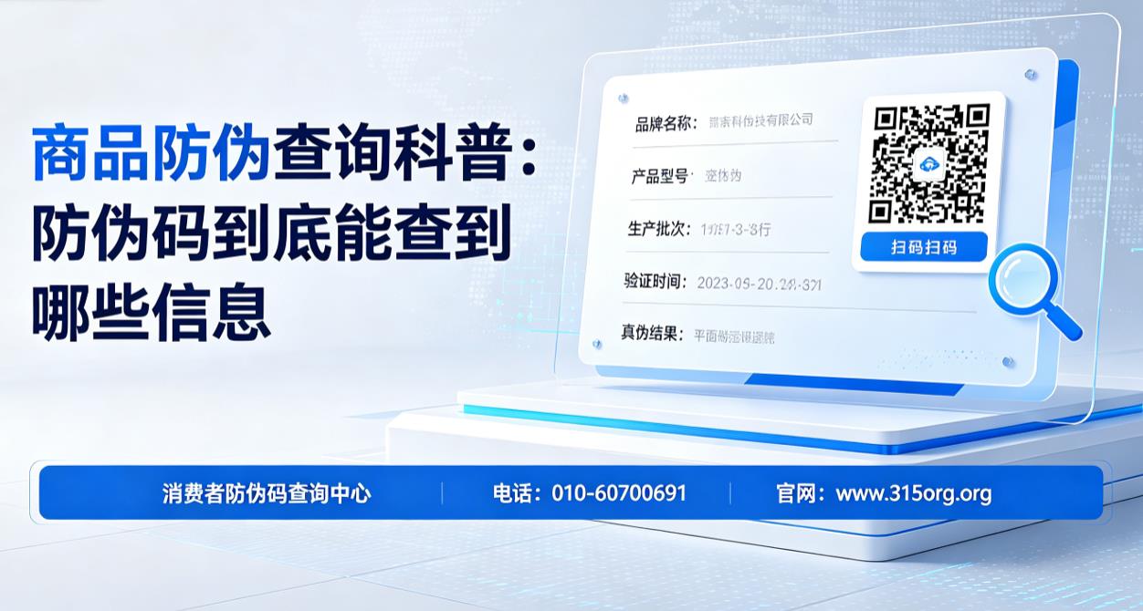 商品防伪查询科普：防伪码到底能查到哪些信息