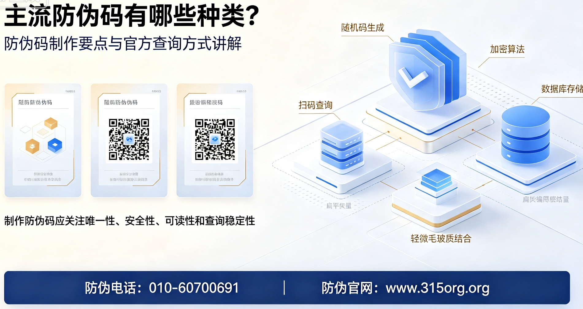 主流防伪码有哪些种类？防伪码制作要点与官方查询方式讲解