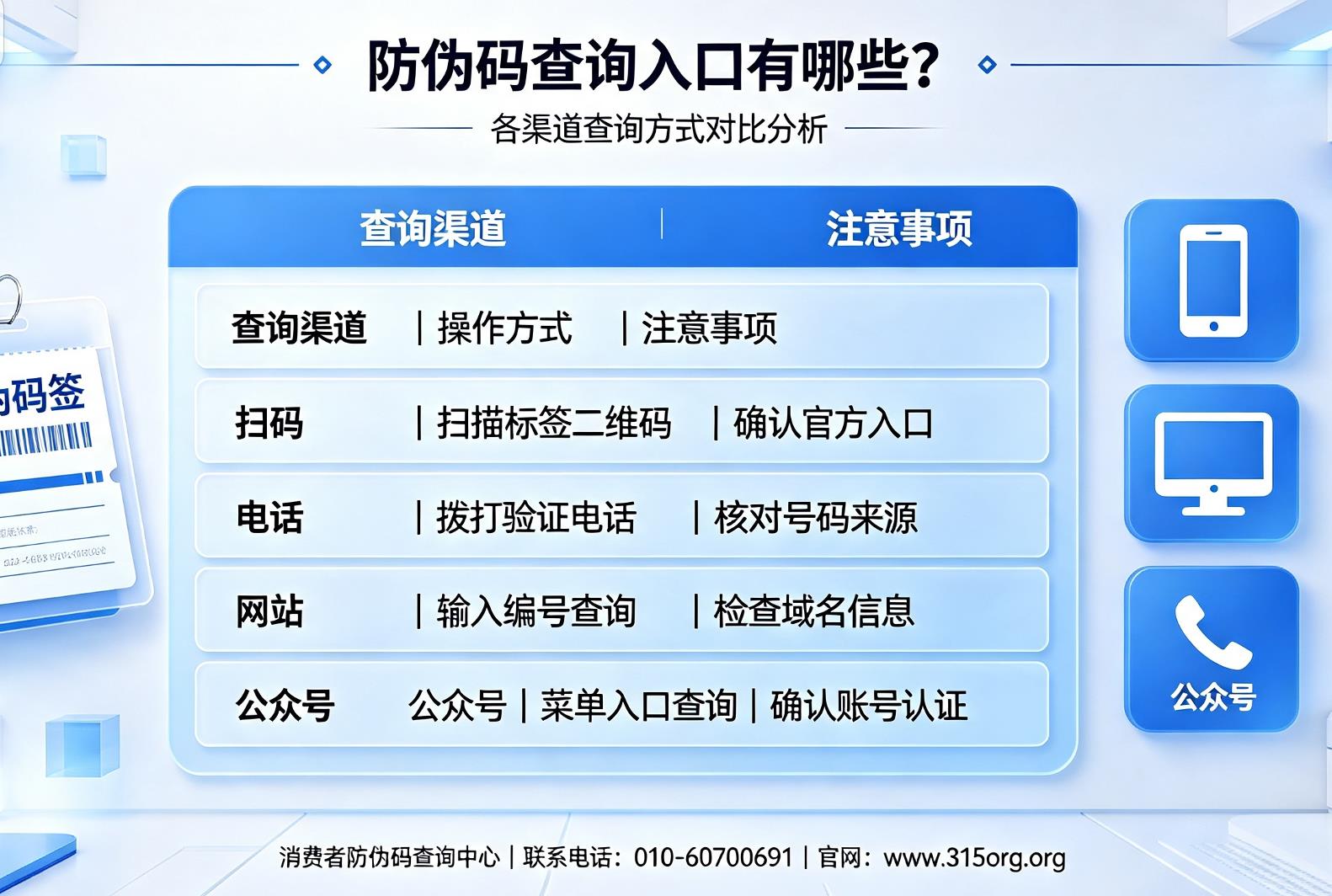 防伪码查询入口有哪些？各渠道查询方式对比分析