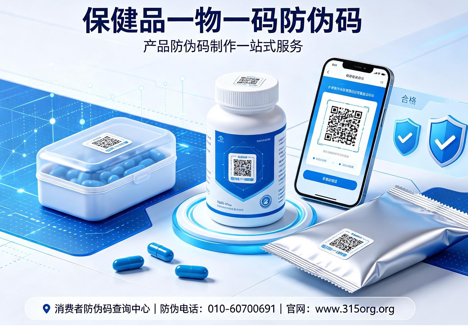 保健品一物一码防伪码，产品防伪码制作一站式服务