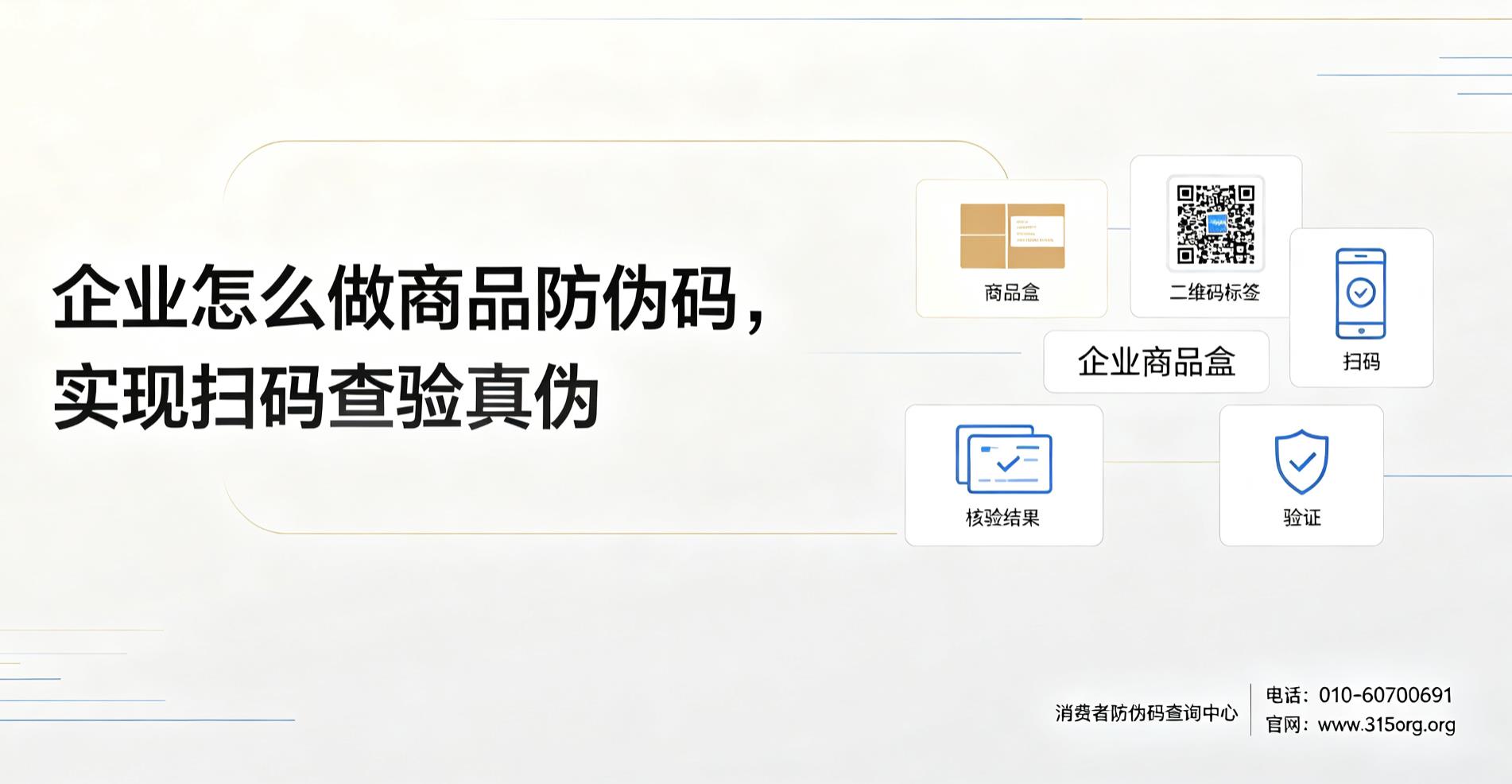 企业怎么做商品防伪码，实现扫码查验真伪