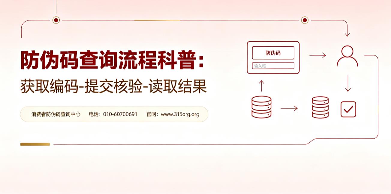 防伪码查询流程科普：获取编码-提交核验-读取结果