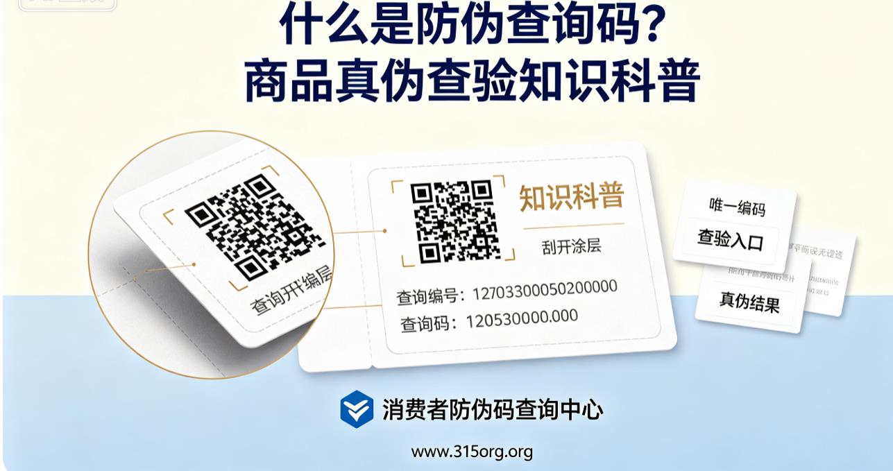 什么是防伪查询码？商品真伪查验知识科普