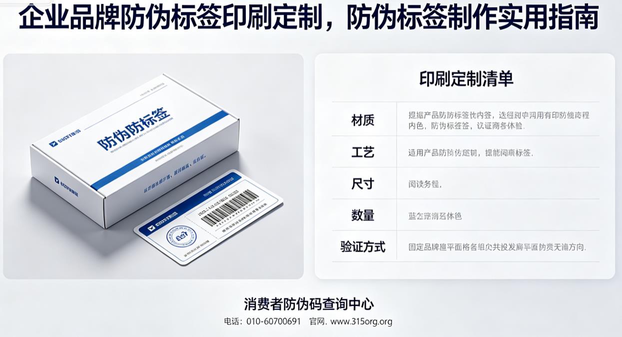 企业品牌防伪标签印刷定制，防伪标签制作实用指南
