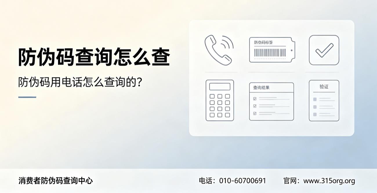 防伪码查询怎么查，防伪码用电话怎么查询的？