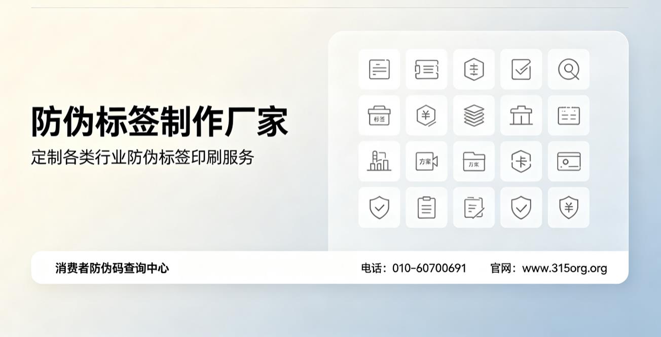 防伪标签制作厂家，定制各类行业防伪标签印刷服务