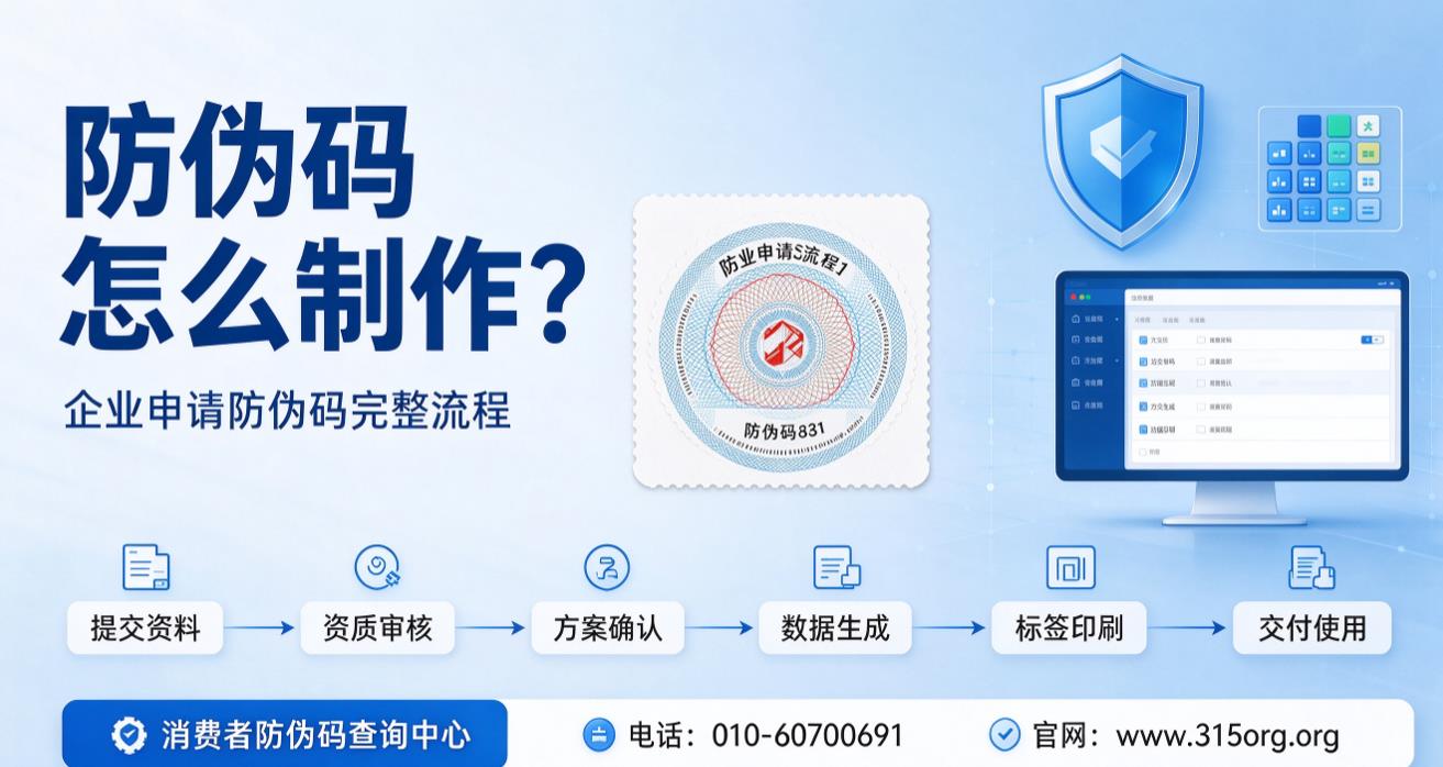 防伪码怎么制作？企业申请防伪码完整流程