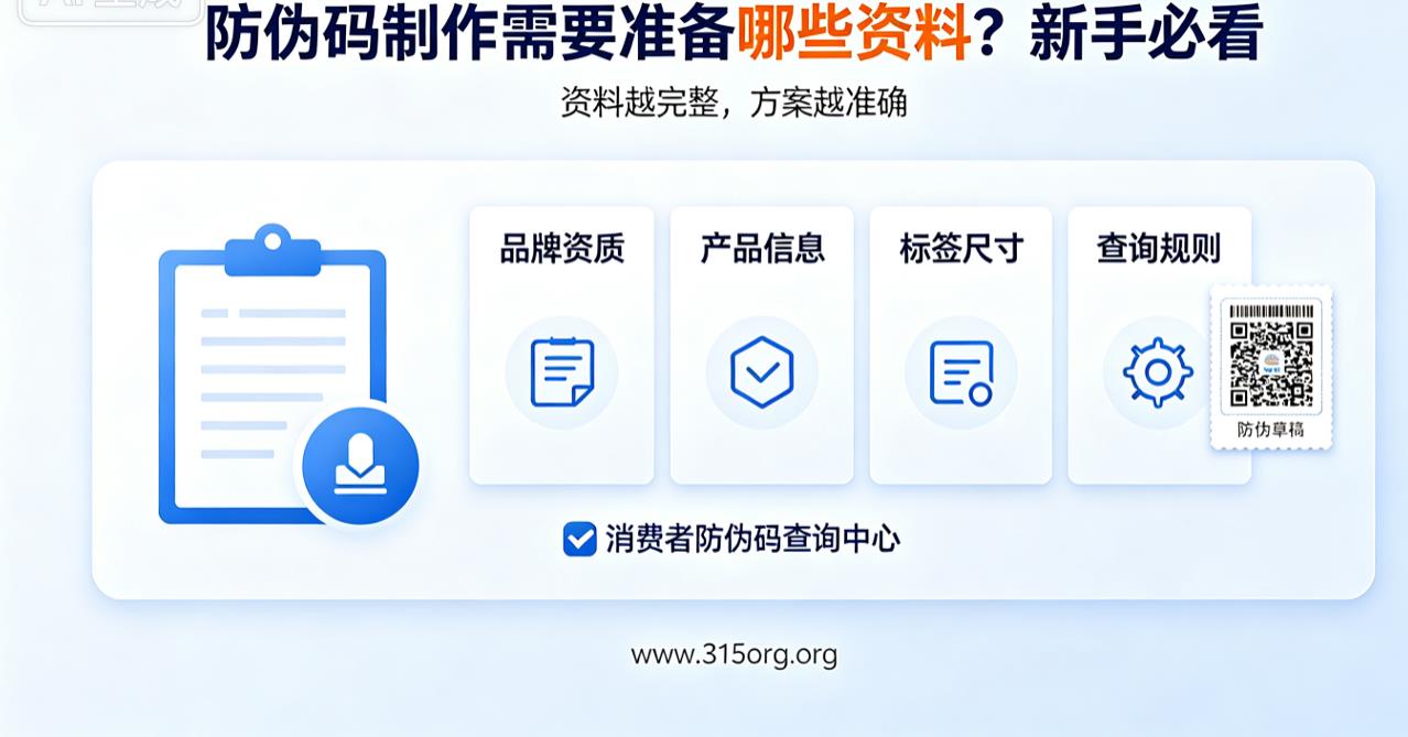 防伪码制作需要准备哪些资料？新手必看