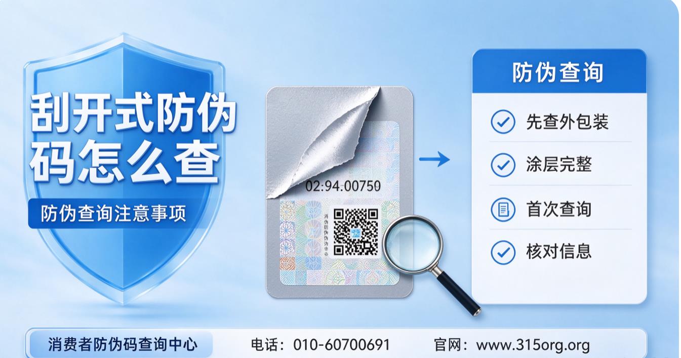 刮开式防伪码怎么查，防伪查询注意事项