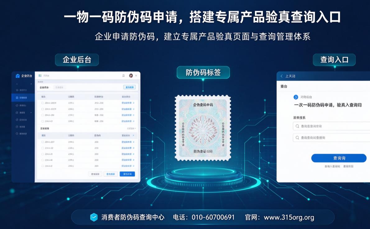 一物一码防伪码申请，搭建专属产品验真查询入口
