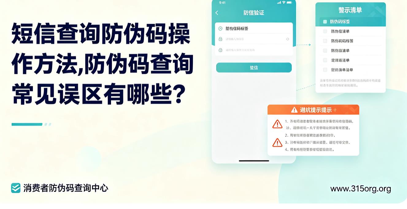 短信查询防伪码操作方法,防伪码查询常见误区有哪些? 短信查询防伪码操作方法,防伪码查询常见误区有哪些?