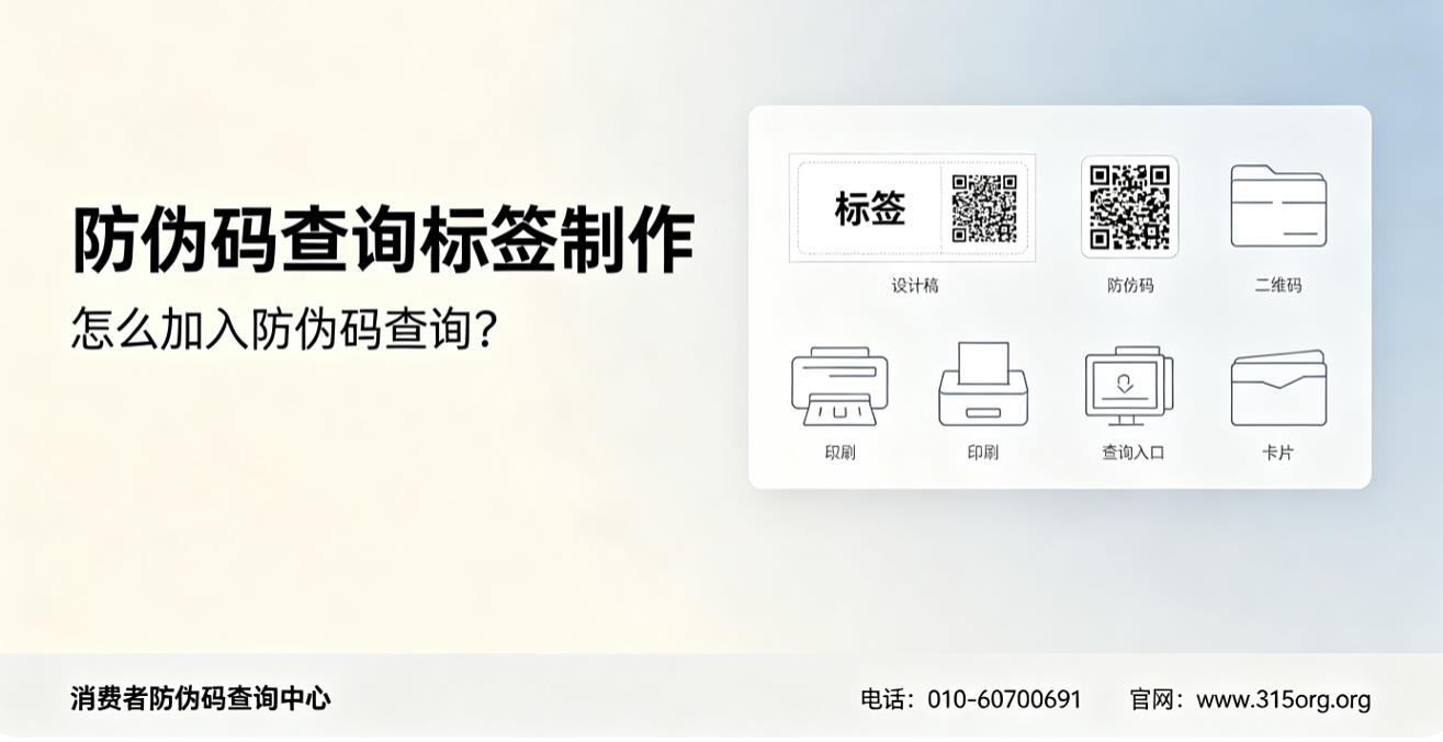防伪码查询标签制作，怎么加入防伪码查询？