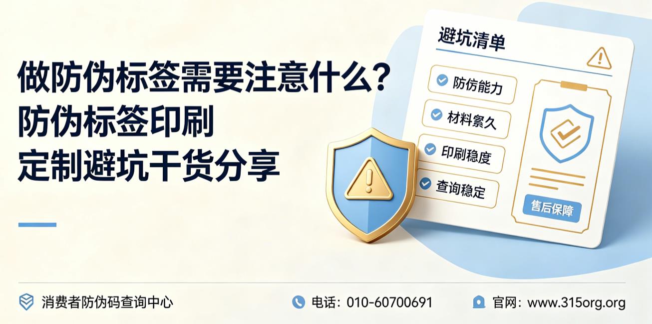 做防伪标签需要注意什么？防伪标签印刷定制避坑干货分享