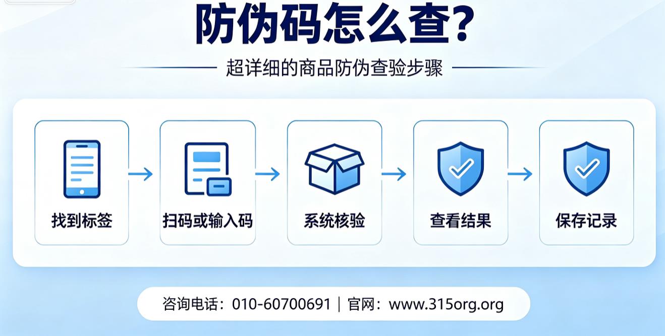 防伪码怎么查？超详细的商品防伪查验步骤