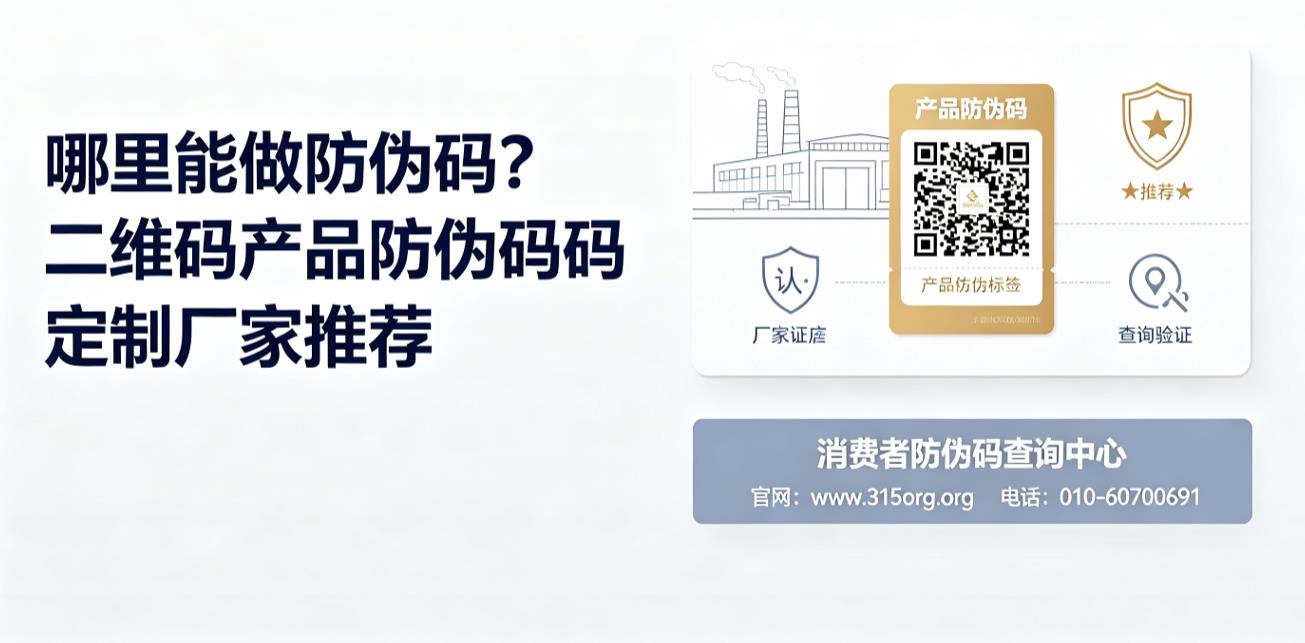 哪里能做防伪码?二维码产品防伪码定制厂家推荐 哪里能做防伪码?二维码产品防伪码定制厂家推荐