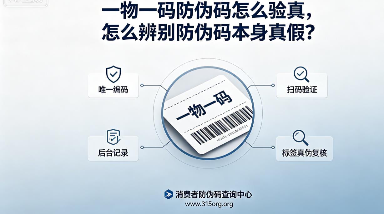 一物一码防伪码怎么验真，怎么辨别防伪码本身真假？
