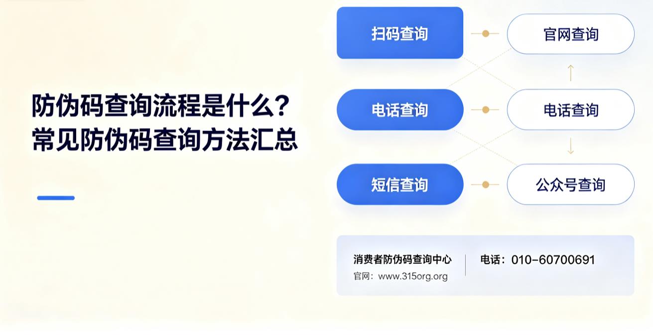 防伪码查询流程是什么？常见防伪码查询方法汇总