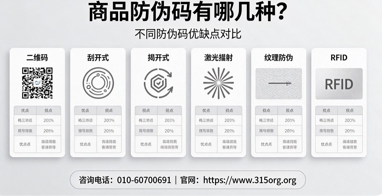 商品防伪码有哪几种？不同防伪码优缺点对比