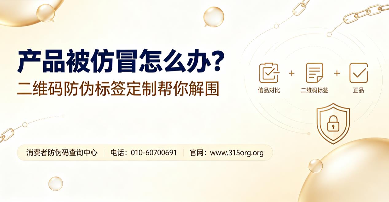 产品被仿冒怎么办？二维码防伪标签定制帮你解围
