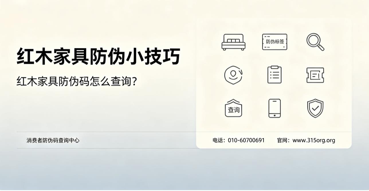 红木家具防伪小技巧，红木家具防伪码怎么查询？