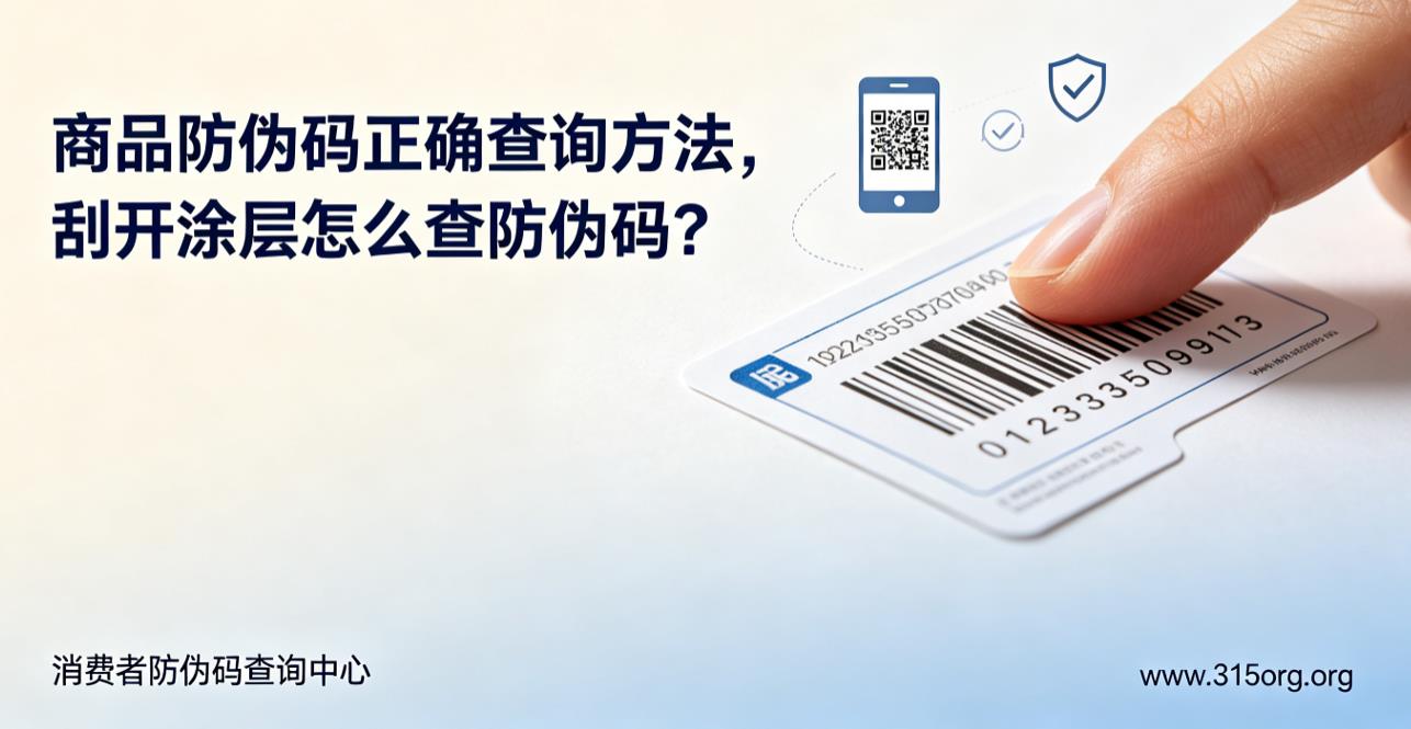 商品防伪码正确查询方法，刮开涂层怎么查防伪码？
