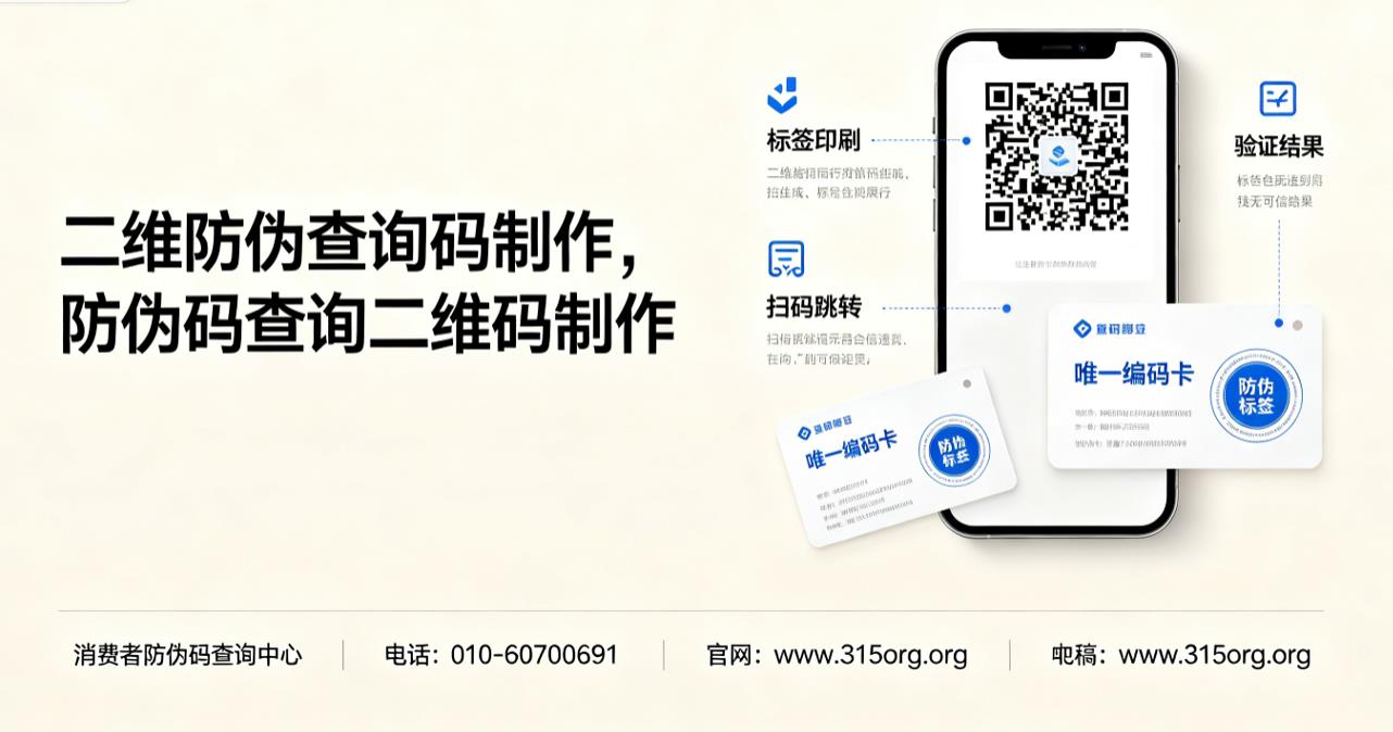 二维防伪查询码制作，防伪码查询二维码制作