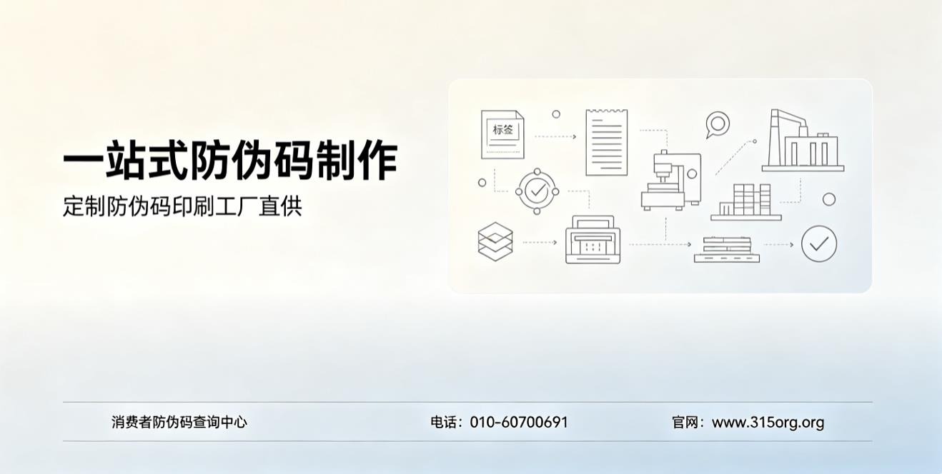 一站式防伪码制作，定制防伪码印刷工厂直供