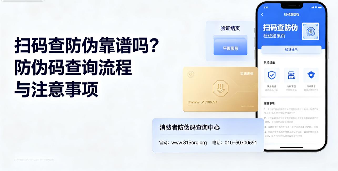 扫码查防伪靠谱吗?防伪码查询流程与注意事项 扫码查防伪靠谱吗?防伪码查询流程与注意事项