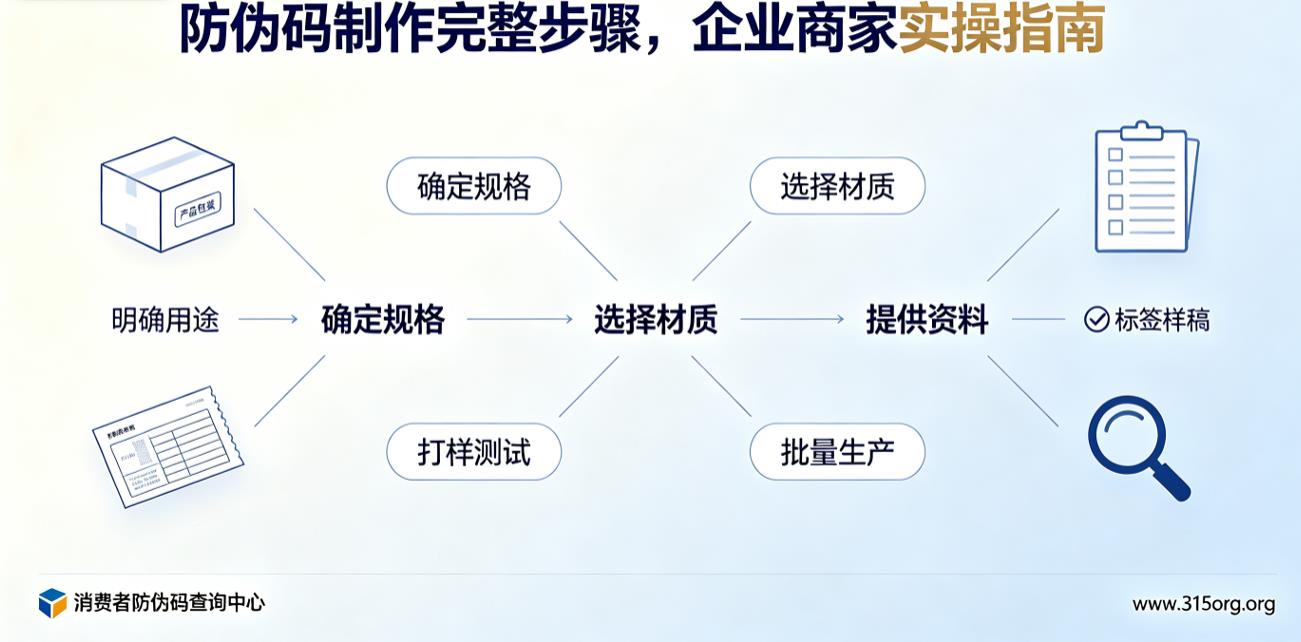 防伪码制作完整步骤，企业商家实操指南