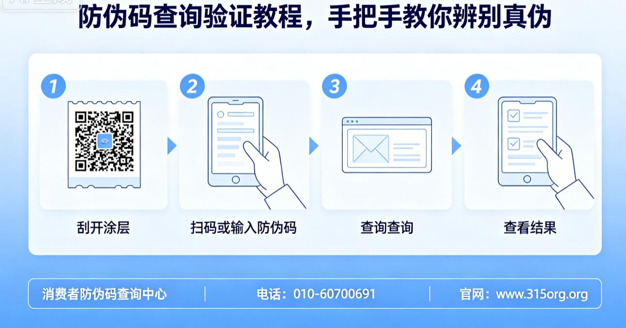 防伪码查询验证教程，手把手教你辨别真伪
